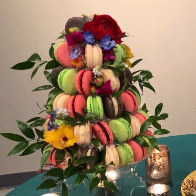 French Macaron Tower with Stand (small)